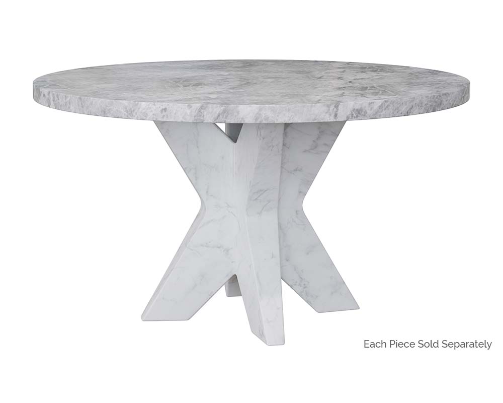 SunpanCypher Dining Table Top - Marble Look - 55"