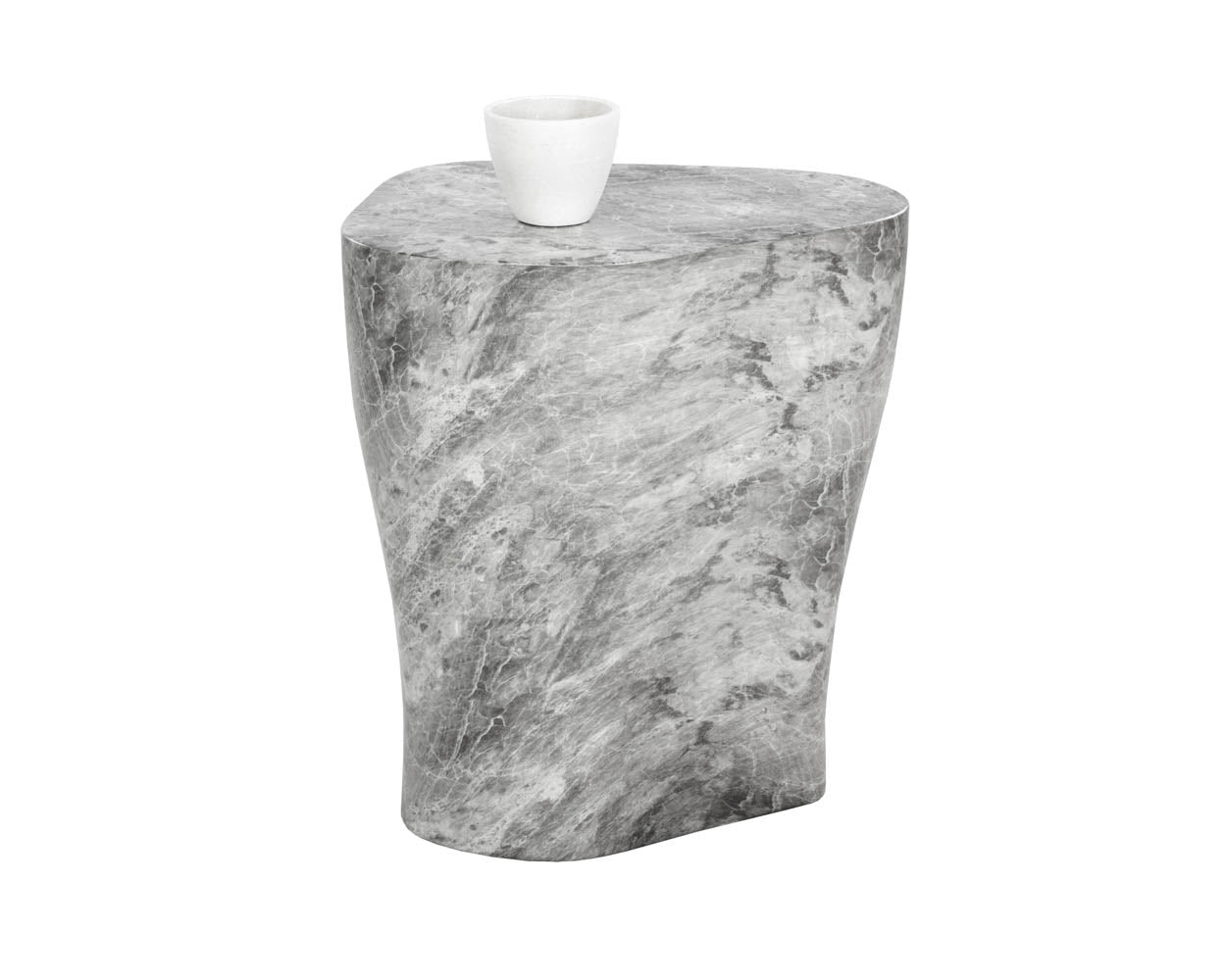 SunpanDali End Table - Marble Look - Large