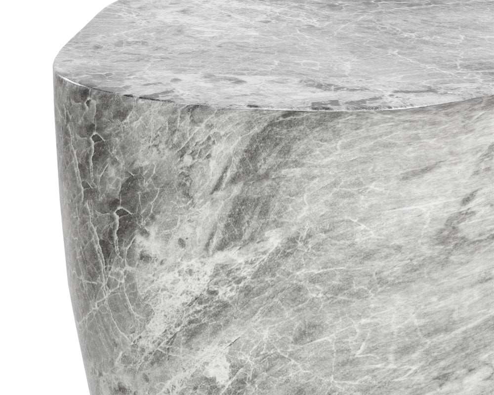 SunpanDali End Table - Marble Look - Large