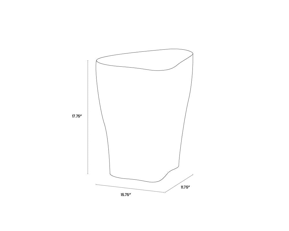 SunpanDali End Table - Marble Look - Small