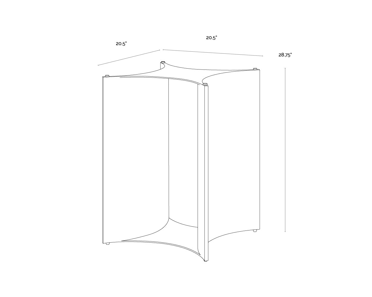 SunpanDenver Dining Table Base