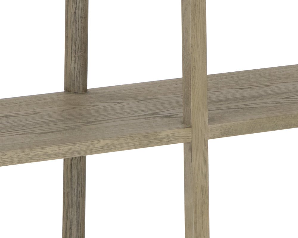 SunpanDoncaster Low Bookcase - Smoke Grey