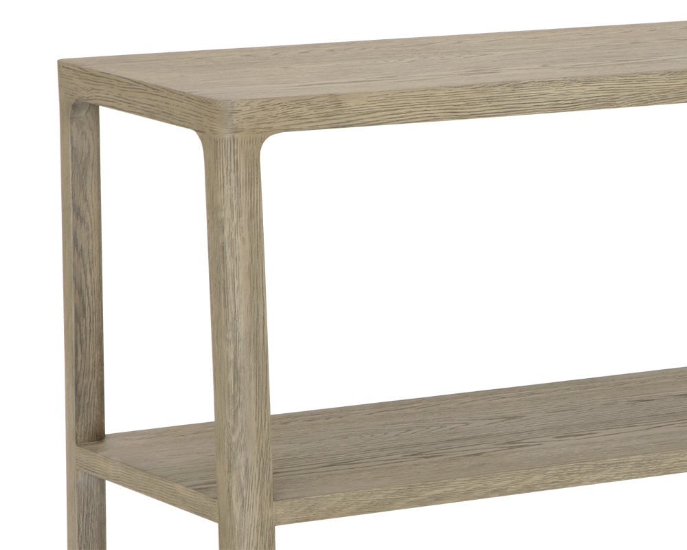 SunpanDoncaster Low Bookcase - Smoke Grey