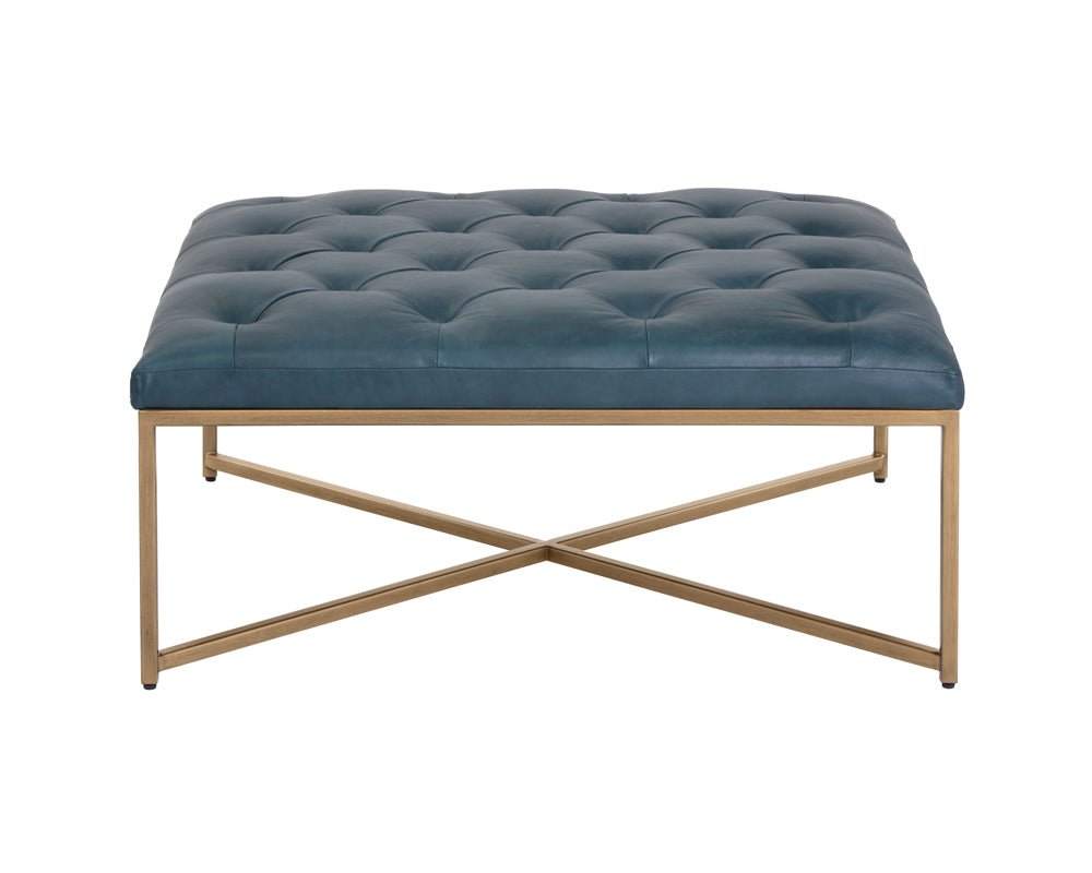 SunpanEndall Ottoman - Antique Brass