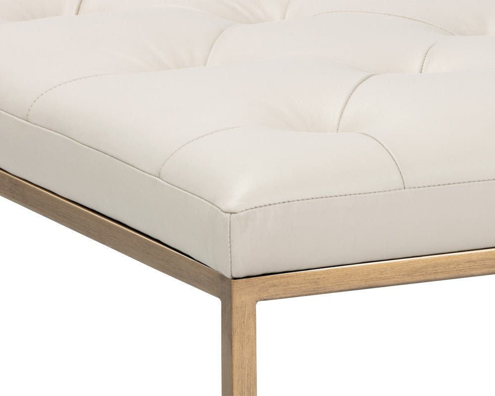 SunpanEndall Ottoman - Antique Brass