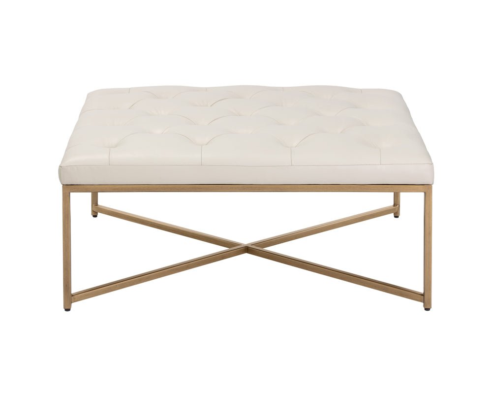 SunpanEndall Ottoman - Antique Brass