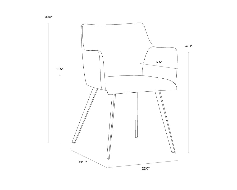 SunpanGriffin Dining Armchair