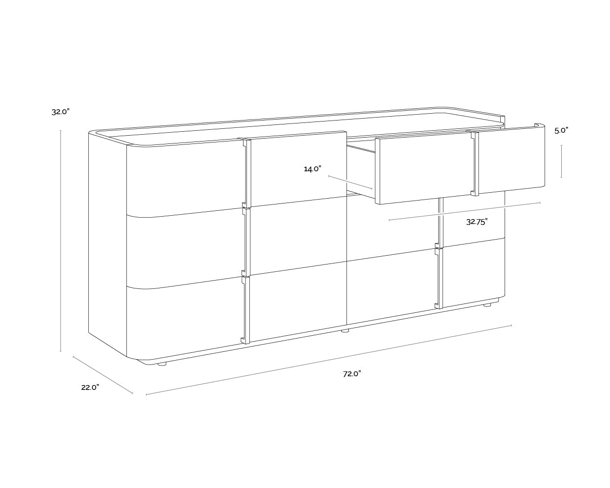 SunpanJamille Dresser