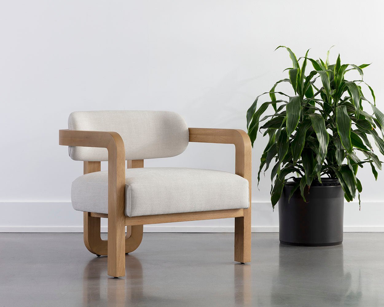 SunpanMadrone Lounge Chair - Rustic Oak