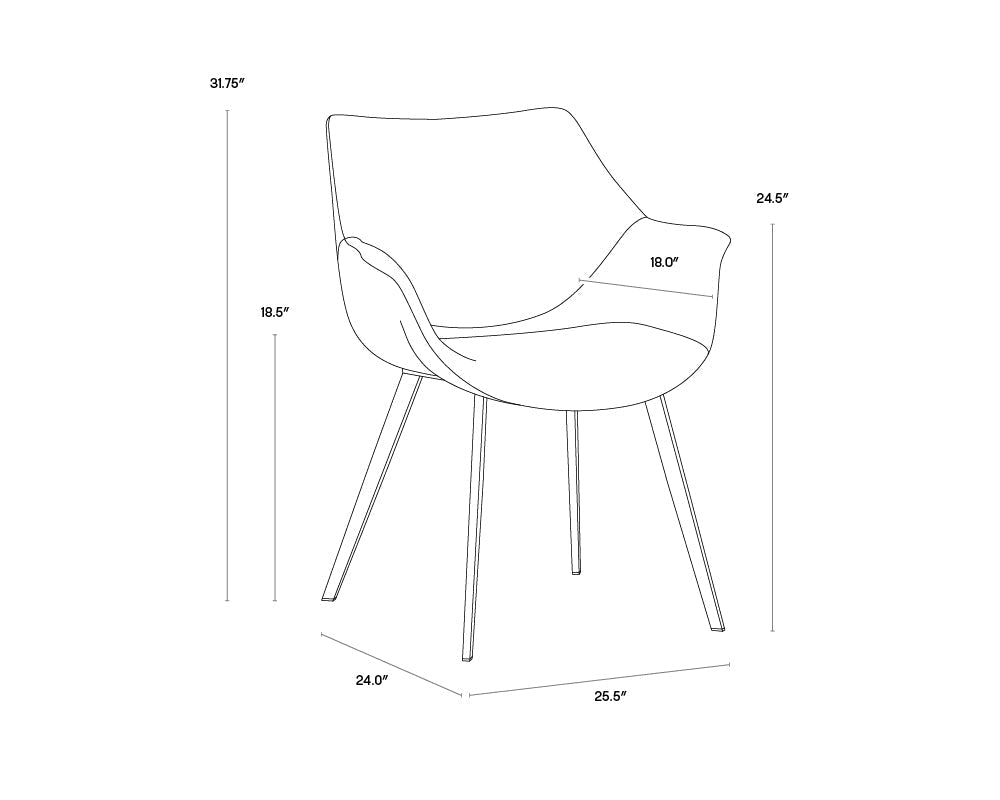 SunpanMason Dining Armchair
