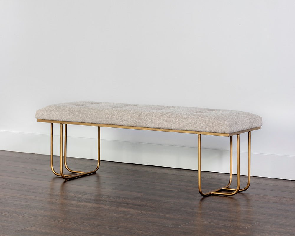 SunpanMaverick Bench - Antique Brass