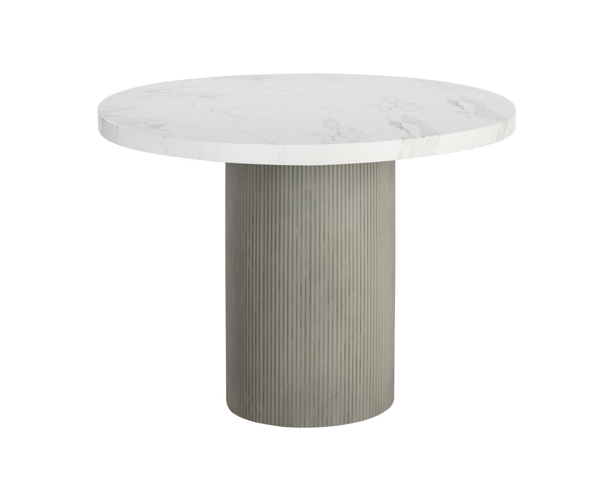 SunpanNicolette Dining Table - Marble Look - 40"