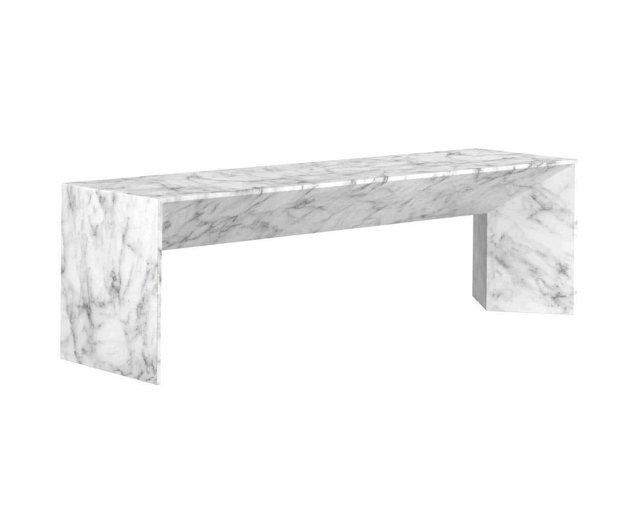 SunpanNomad Bench - Marble Look