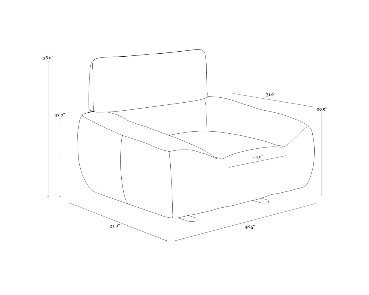 SunpanPaget Glider Lounge Chair