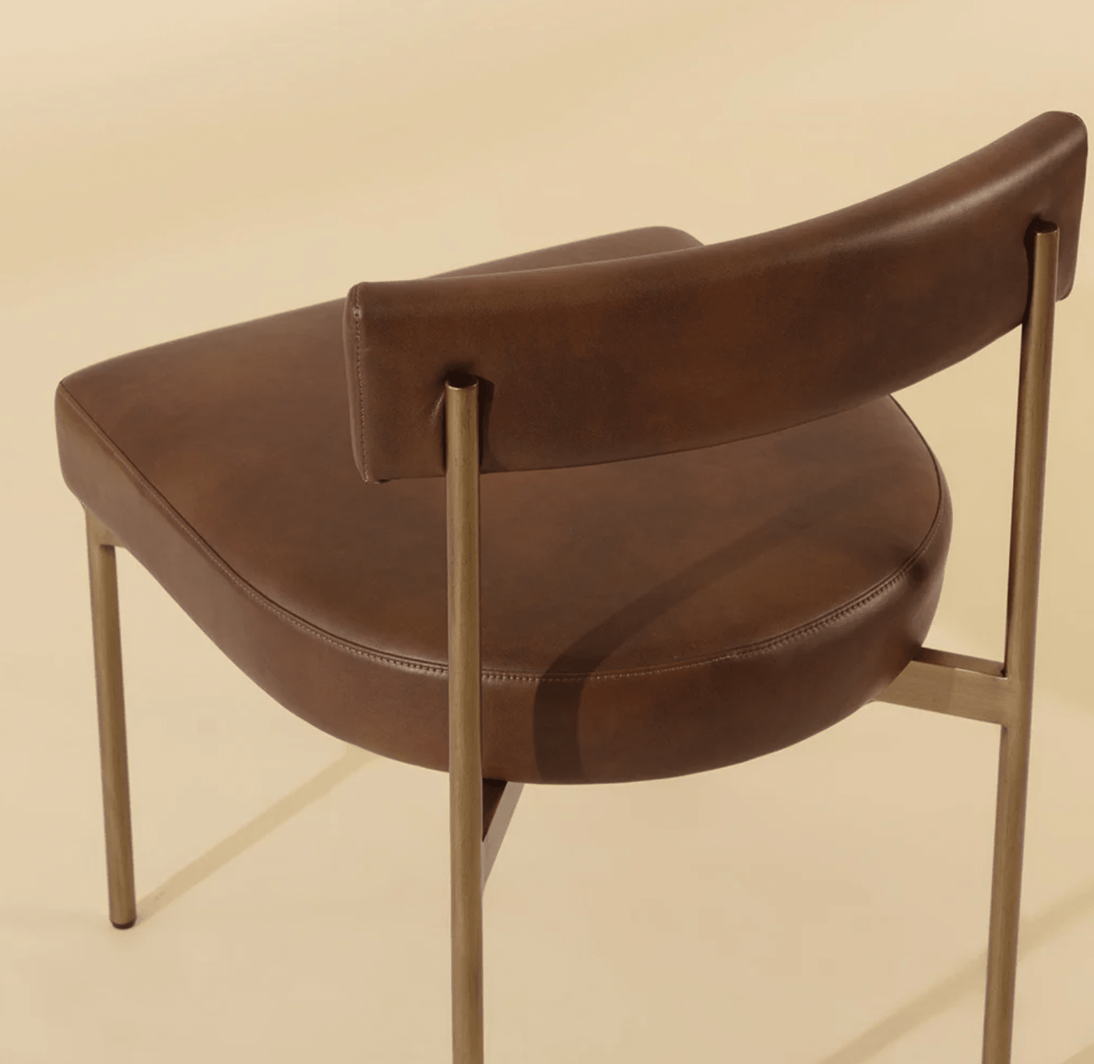 SunpanSeneca Dining Chair - Antique Brass