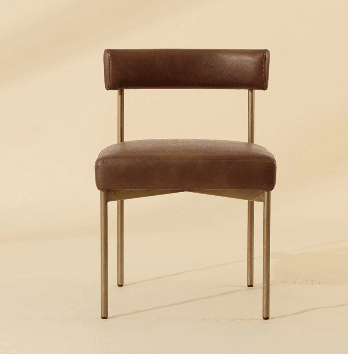 SunpanSeneca Dining Chair - Antique Brass