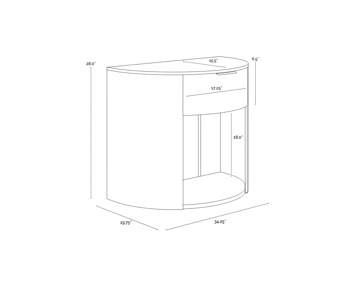 SunpanStella Nightstand