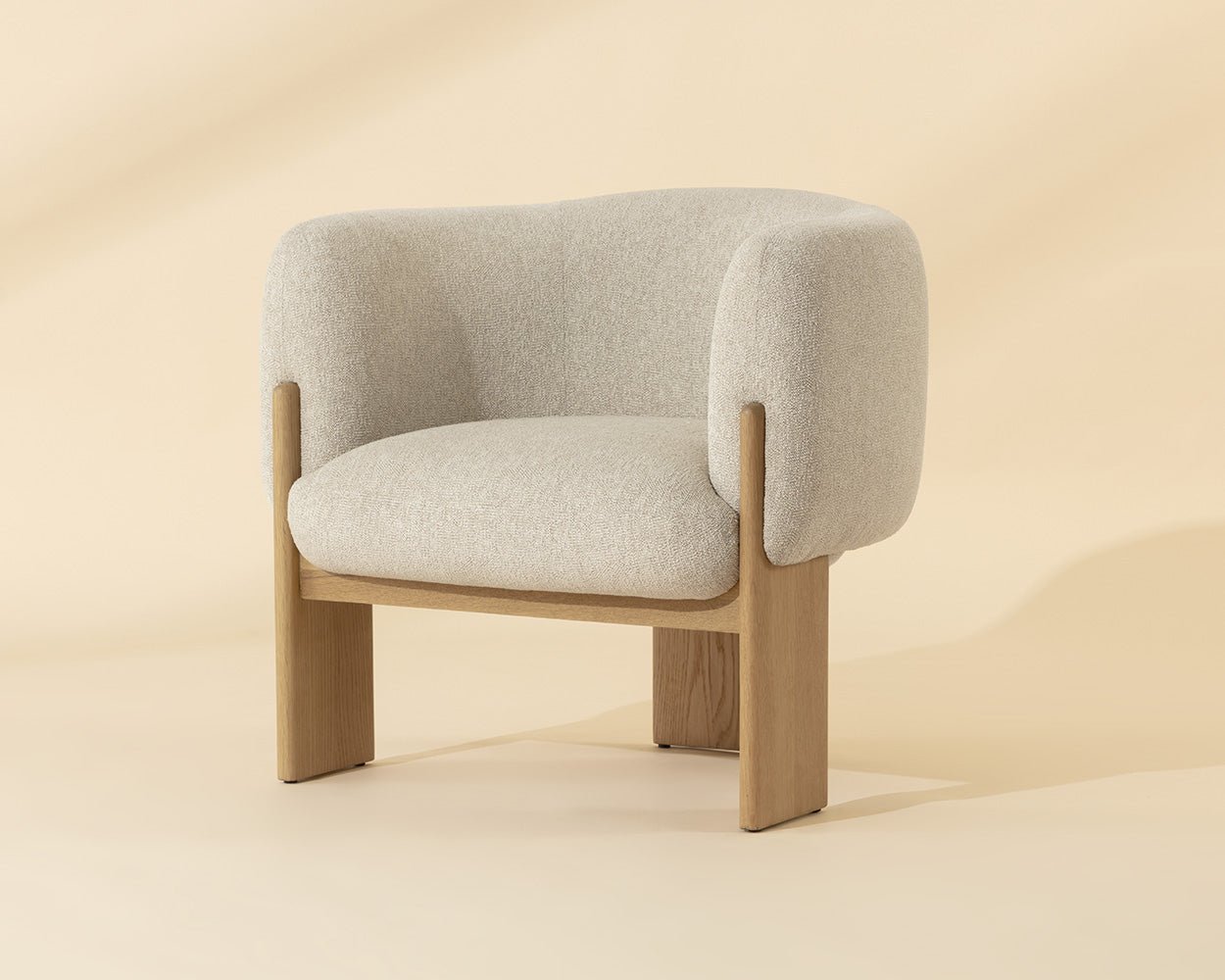 SunpanTrine Lounge Chair - Rustic Oak