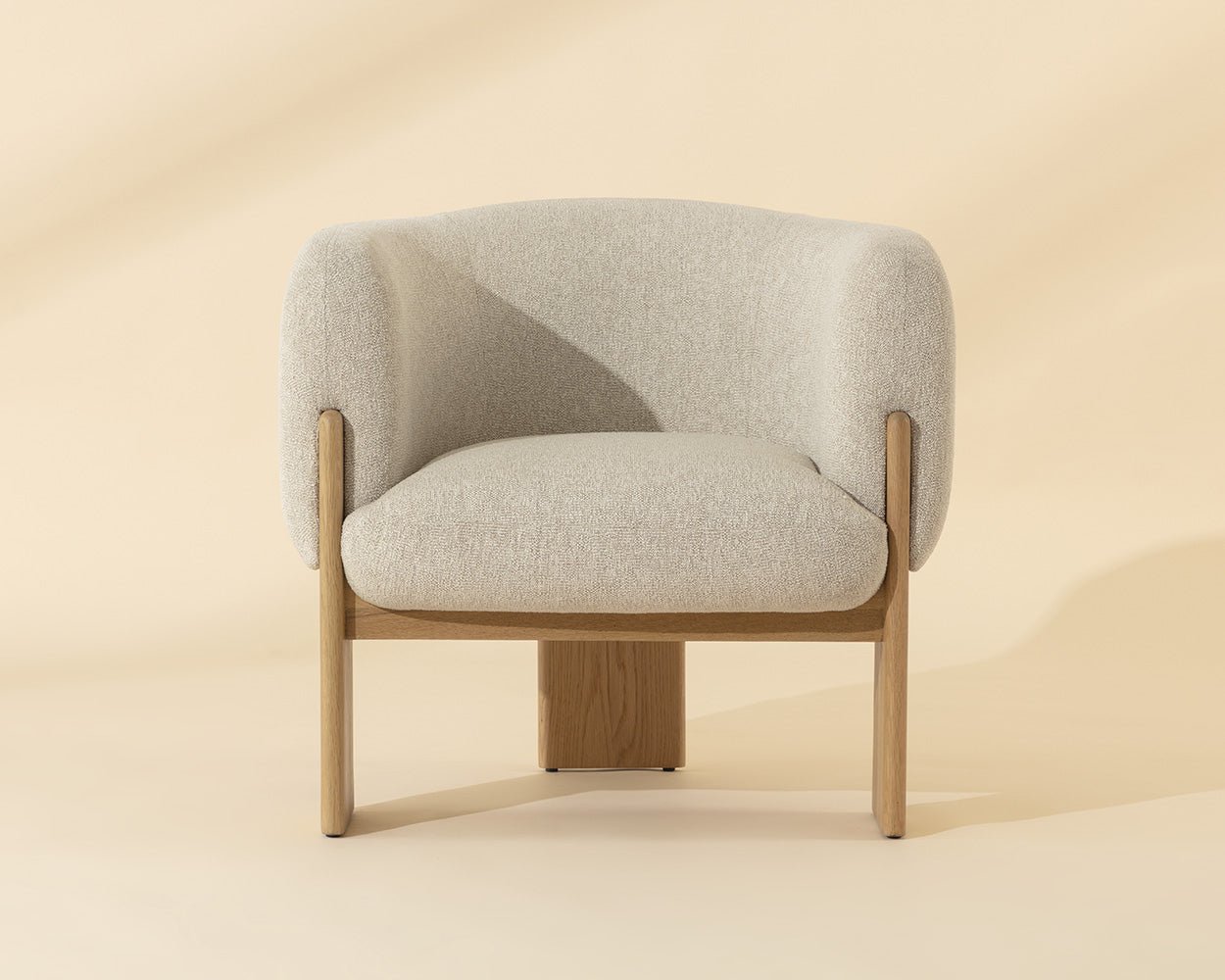 SunpanTrine Lounge Chair - Rustic Oak