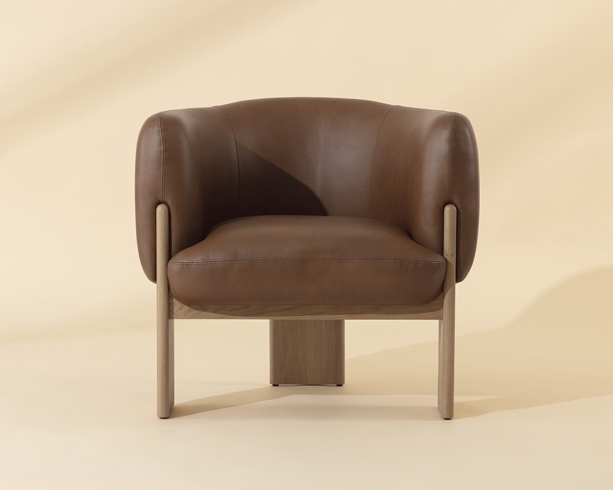 SunpanTrine Lounge Chair - Rustic Oak