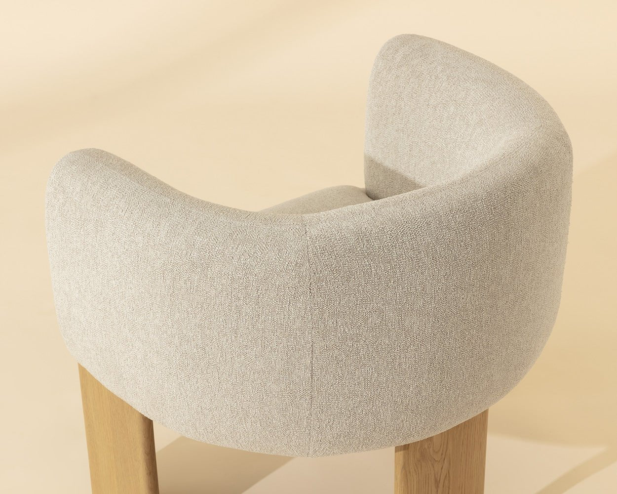 SunpanTrine Lounge Chair - Rustic Oak