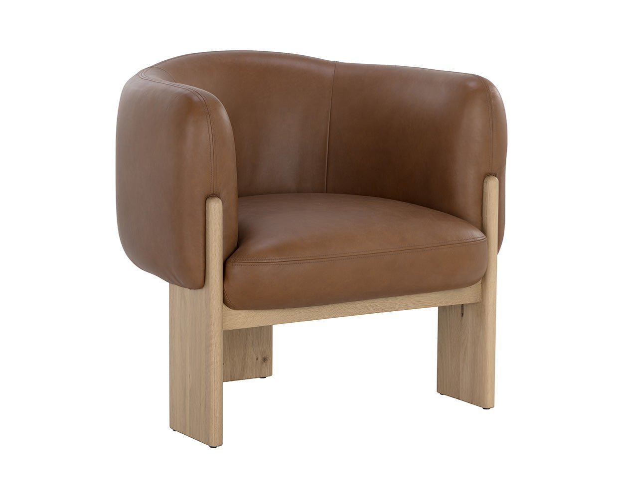 SunpanTrine Lounge Chair - Rustic Oak
