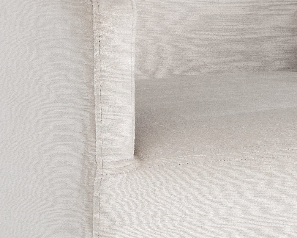 SunpanZane Wheeled Dining Armchair