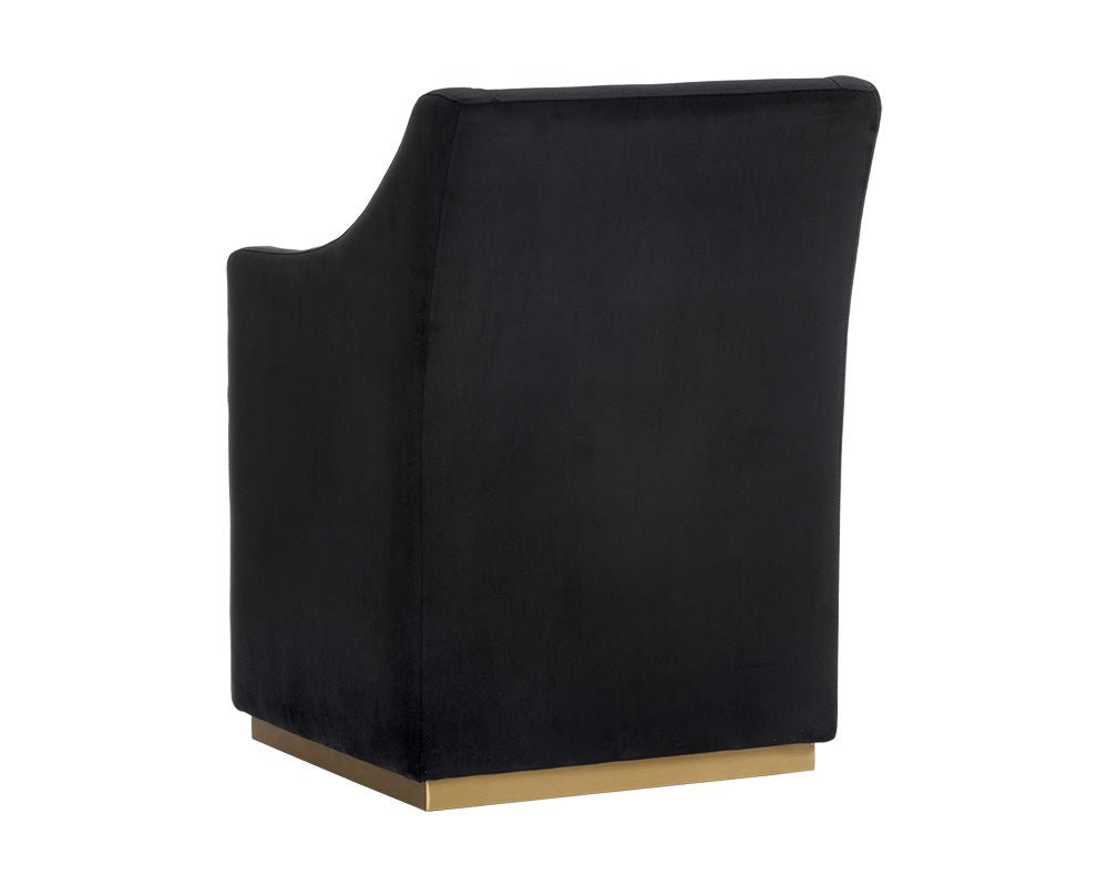 SunpanZane Wheeled Dining Armchair