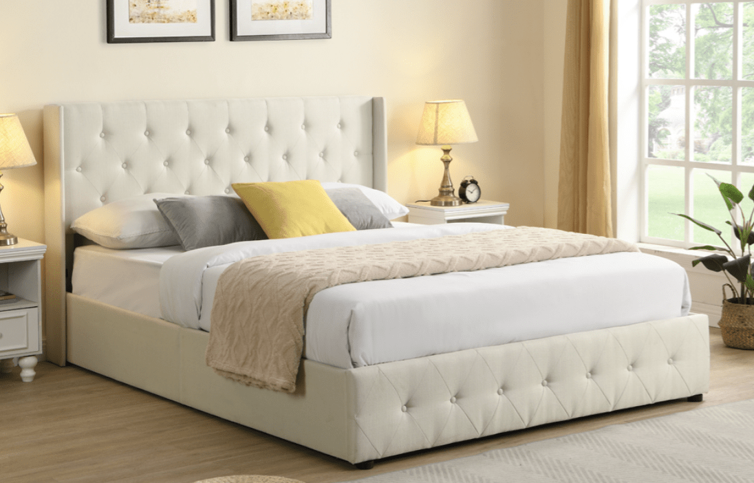 TitusT2162 platform bed with hydraulic lift storage
