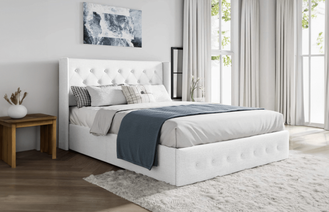 TitusT2162 platform bed with hydraulic lift storage