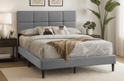 TitusTT T2102 Bed - Queen - Gray
