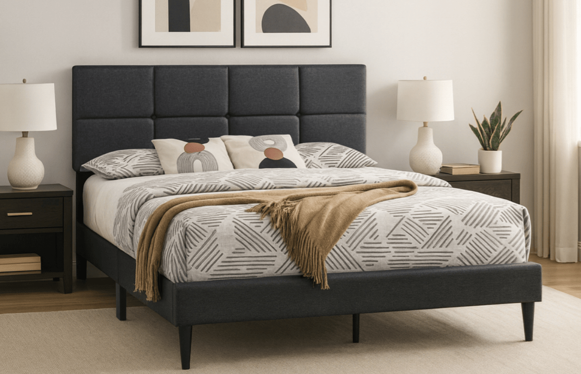 TitusTT T2102 Bed - Queen - Gray