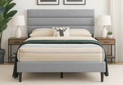 TitusTT T2103 Queen Bed - Gray