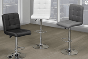 TitusTT T3270 - G Bar Stool Set of 2 - Gray Fabric