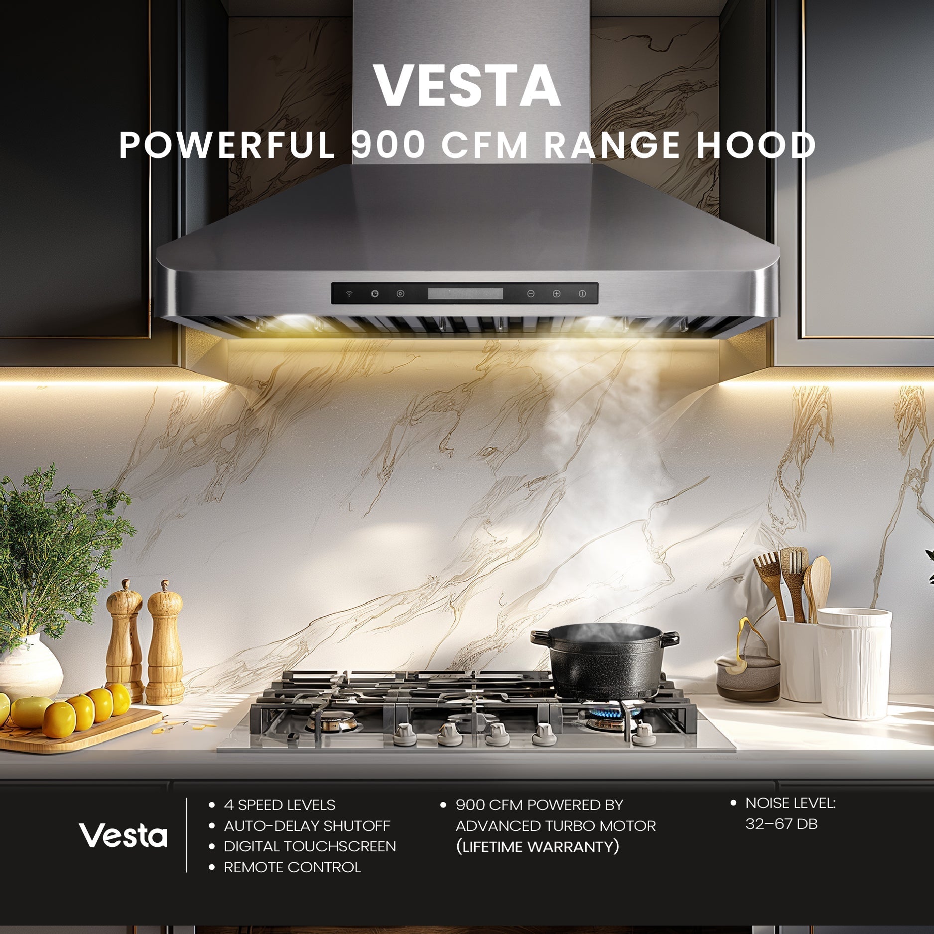 VestaLondon 36" | Silver