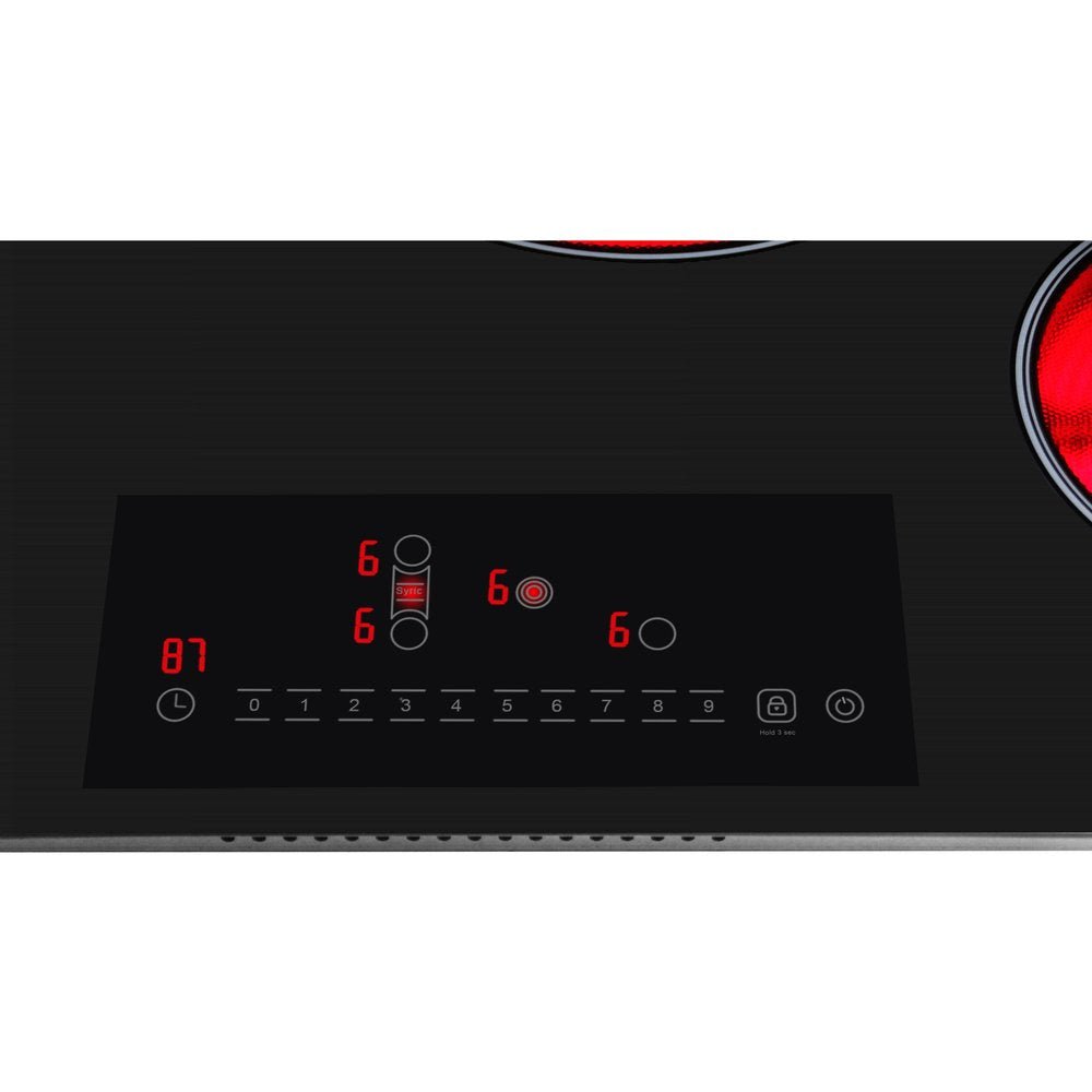 VestaMaine 30" Electric Ceramic Cooktop with Bridge Element