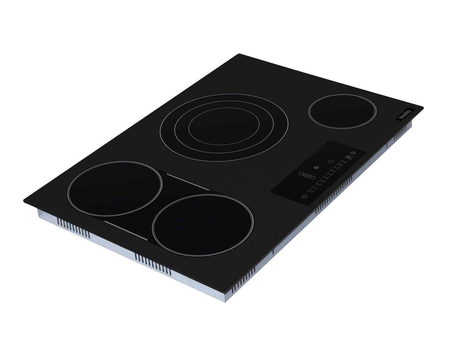 VestaMaine 30" Electric Ceramic Cooktop with Bridge Element