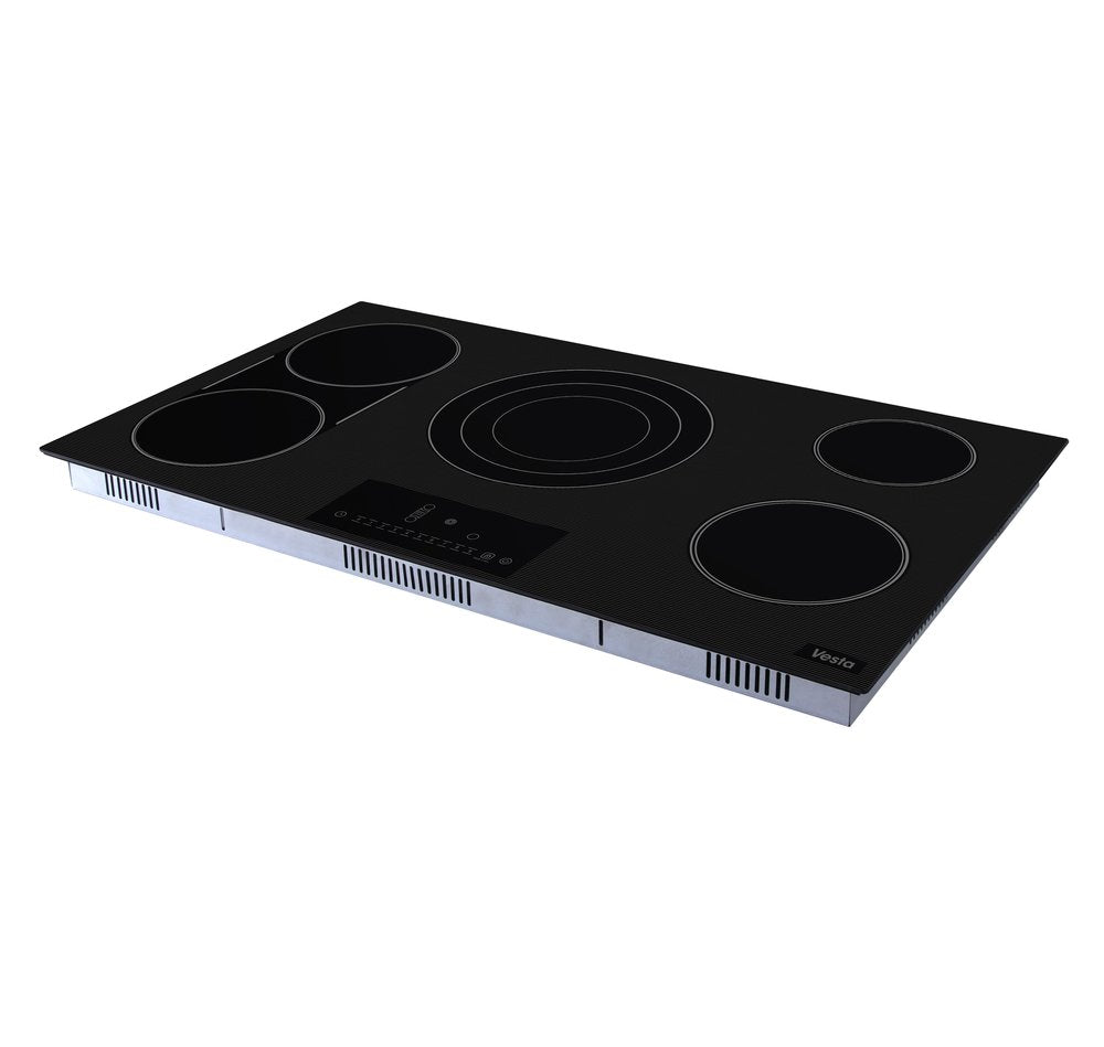 VestaMaine 36" Electric Ceramic Cooktop with Bridge Element