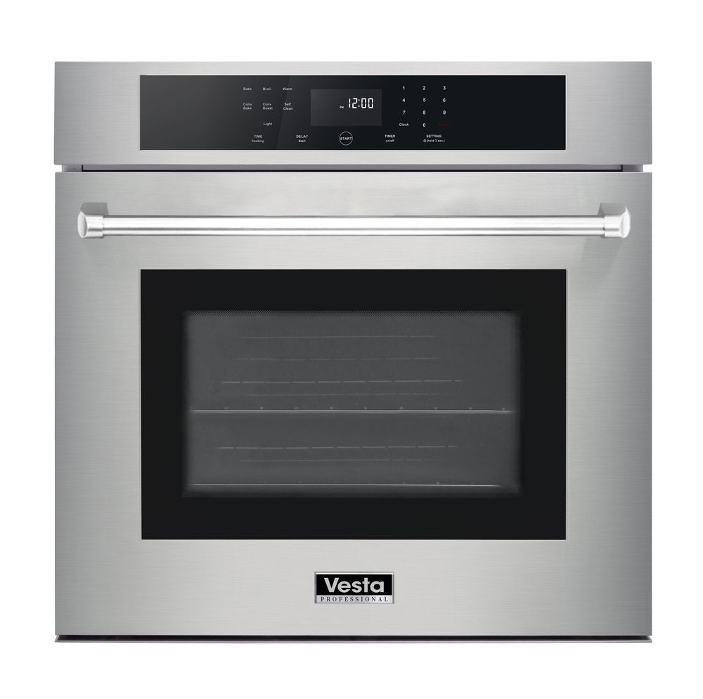 VestaMontana 30" Electric Built - In Wall Oven | Silver