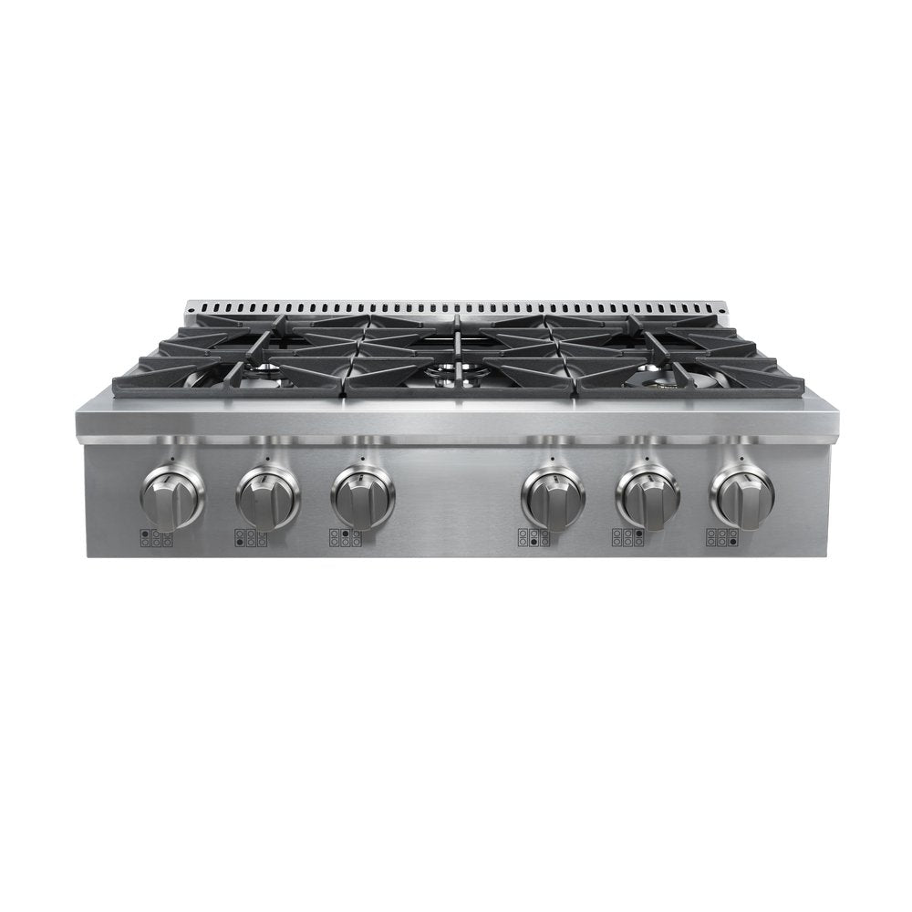 VestaQuebec 36" Rangetop | Silver