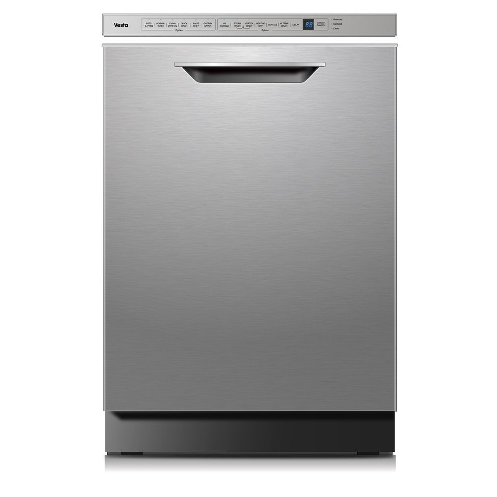 VestaSydney 24" Tall Tub Full Stainless Steel Built - In Dishwasher
