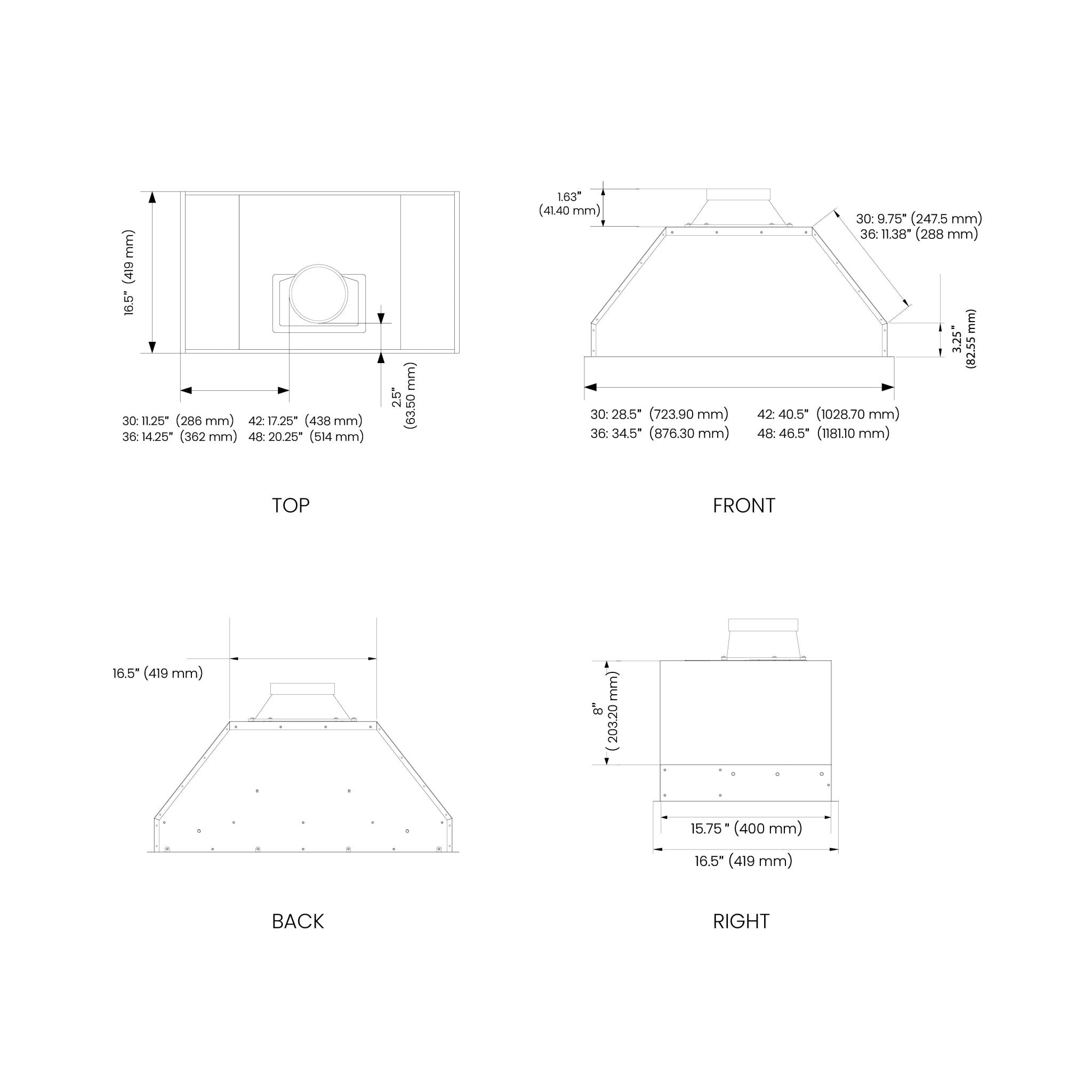 VestaToronto 42" | Silver