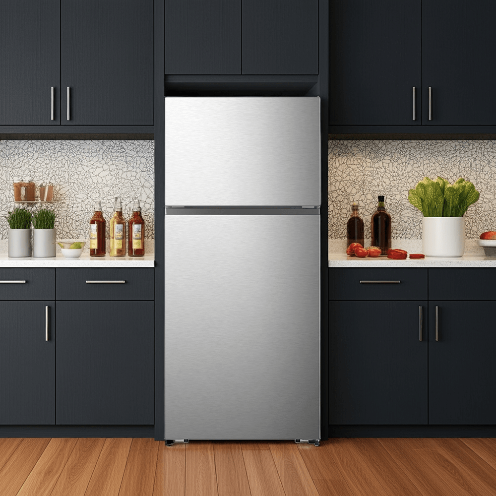 VestaWhitehorse 30" Stainless Steel Refrigerator with Top - Freezer