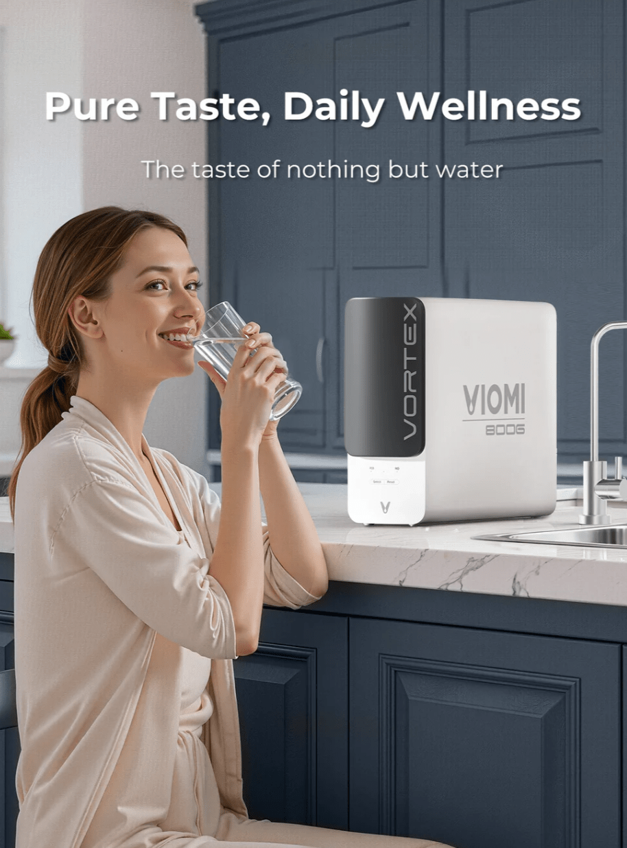 VortexVortex 8 Tankless Under Sink Reverse Osmosis Water Purifier With Extra PCB Filter