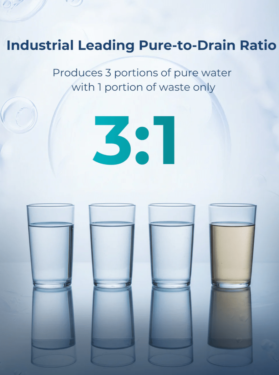 VortexVortex 8 Tankless Under Sink Reverse Osmosis Water Purifier With Extra PCB Filter