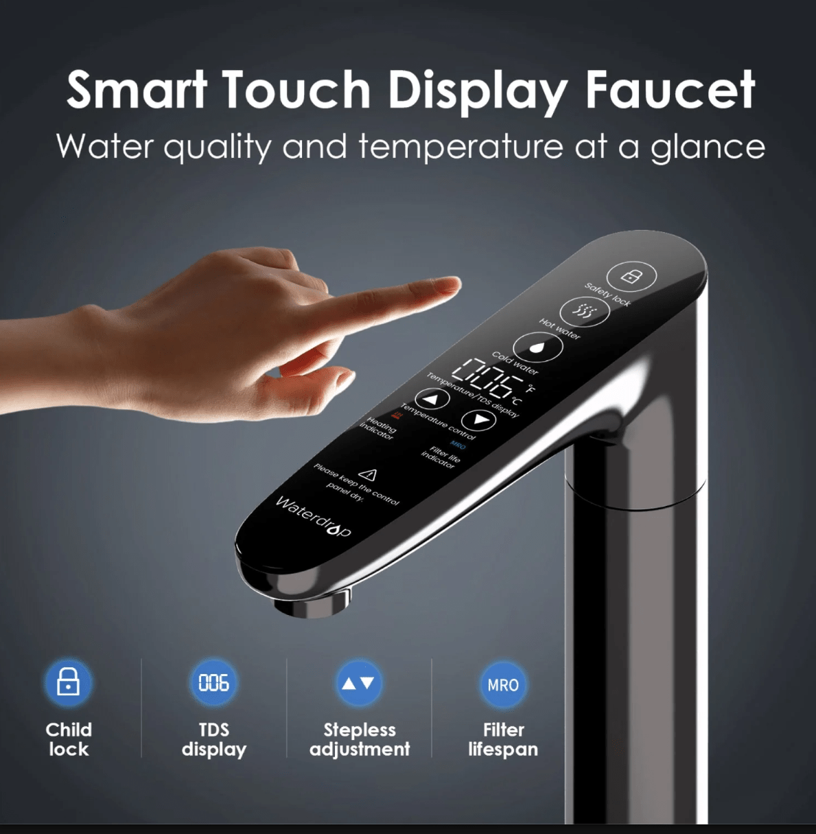 WatedropReverse Osmosis Instant Hot Water Dispenser System - Waterdrop K6