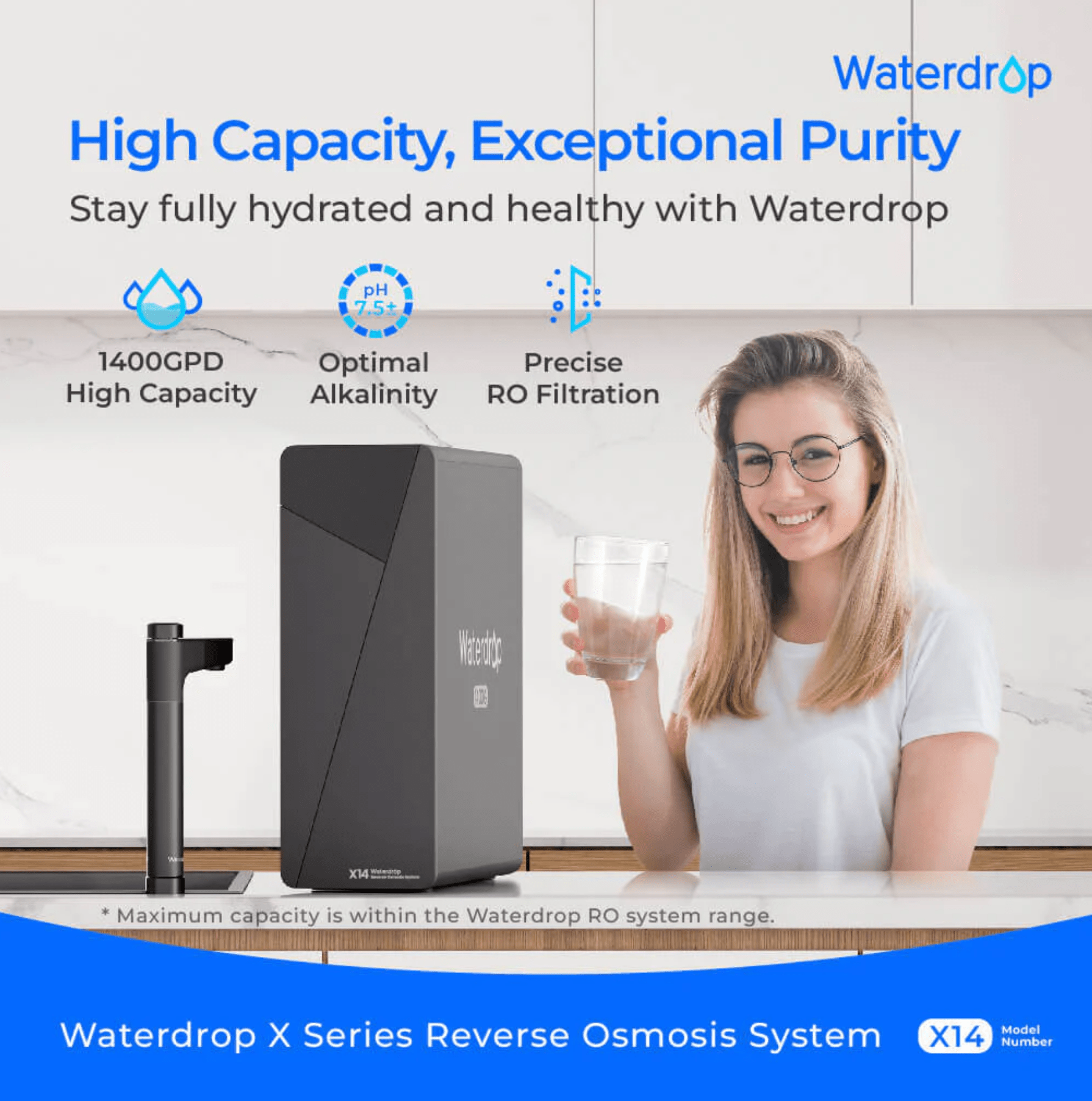 WatedropWaterdrop Master X Series Reverse Osmosis System, X14