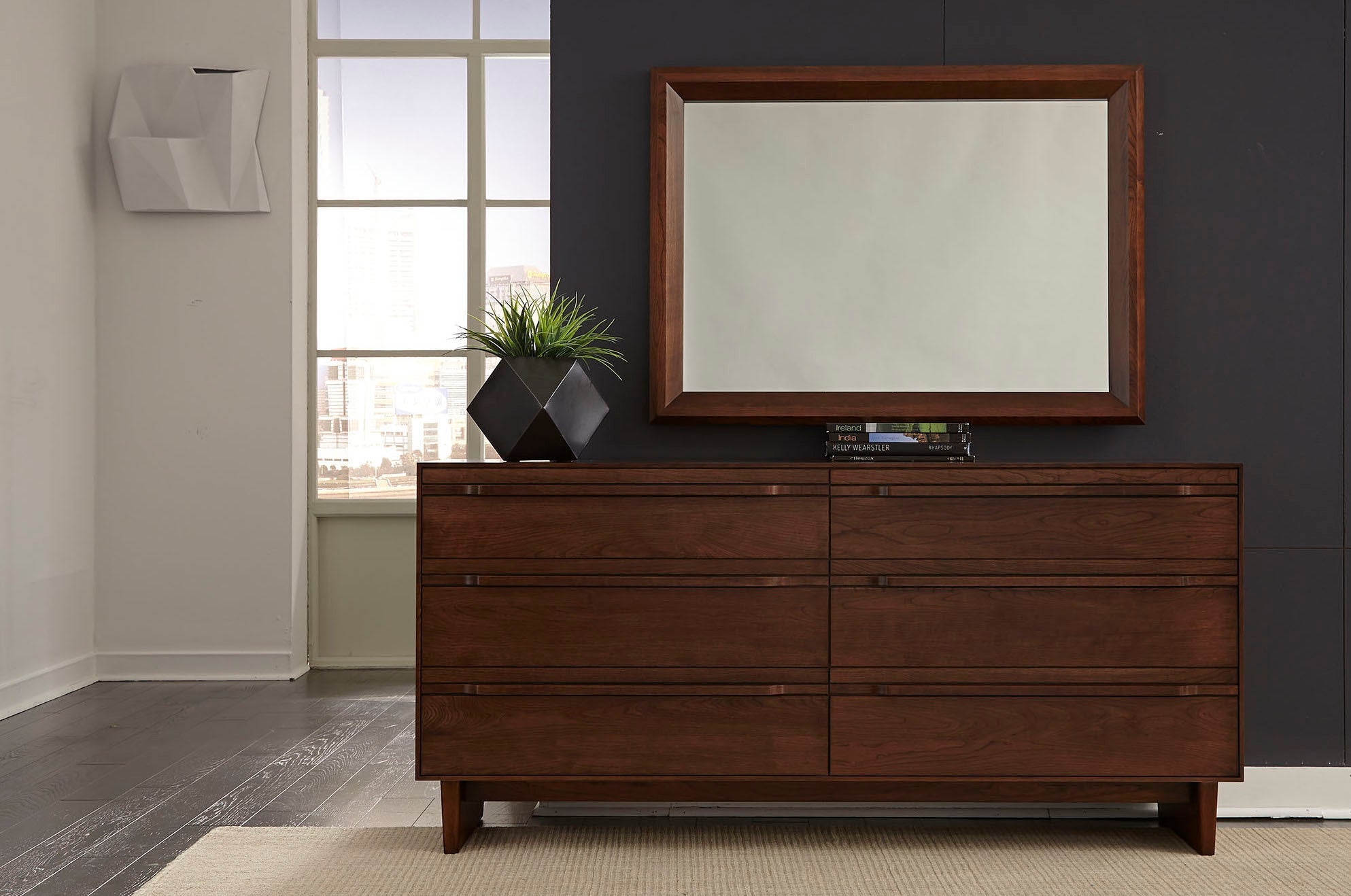 WestbrosCamber Bedroom Landscape Mirror