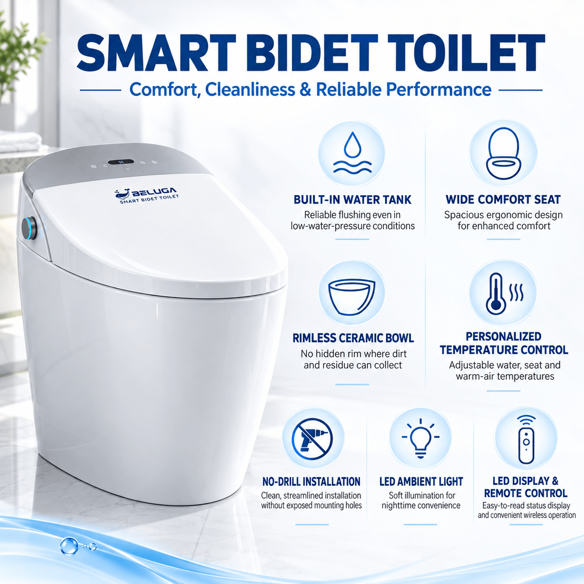 WhaleBELUGA 231 Smart Toilet