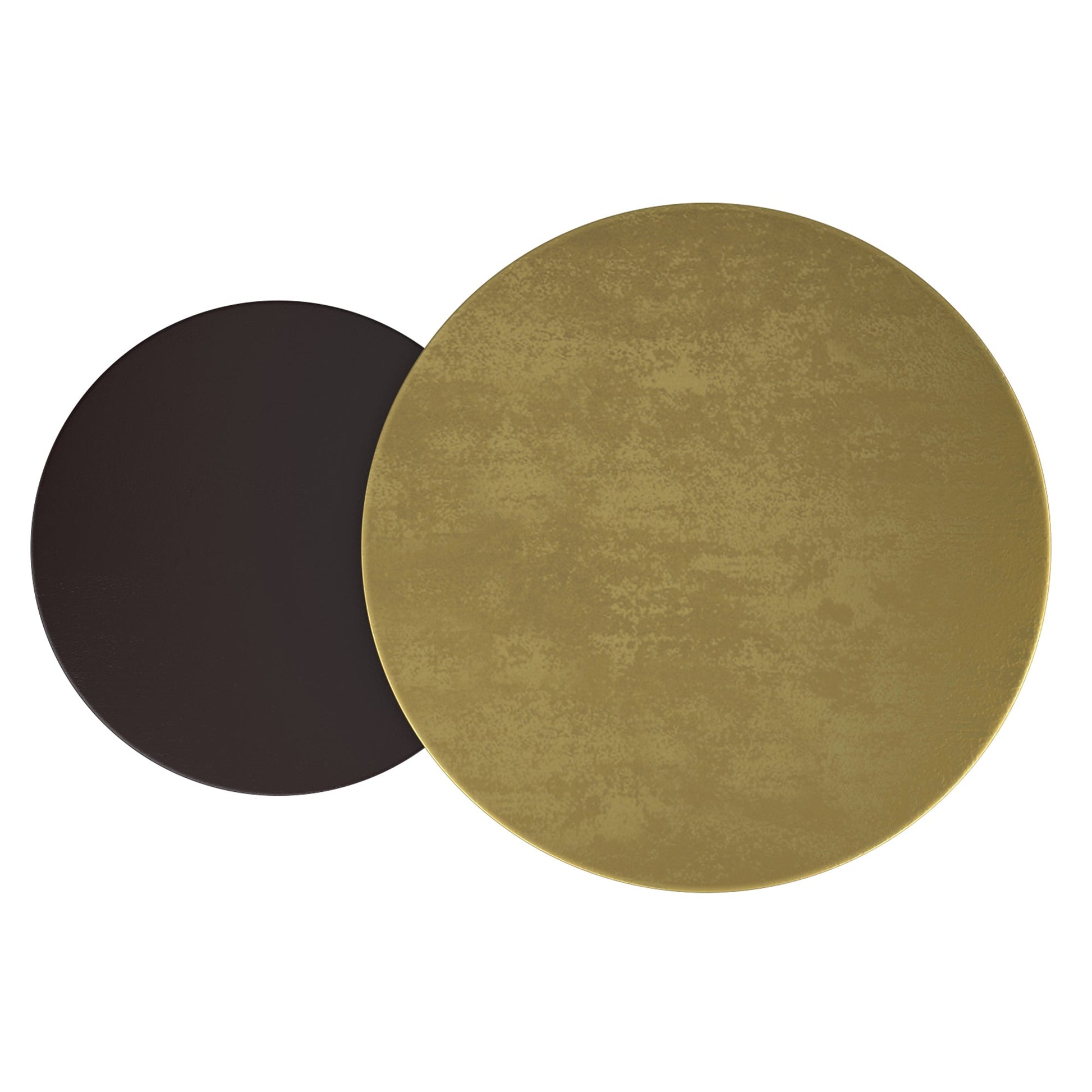 WorldwideADIRA - 2PC COFFEE TABLE - ANTIQUE GOLD_BLACK